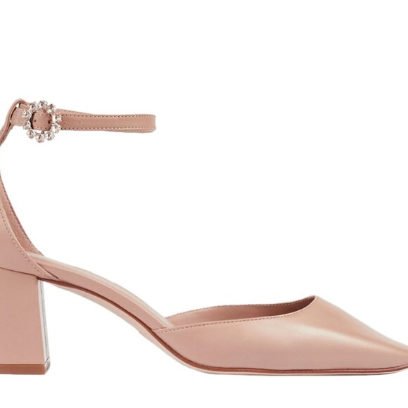 LK BENNETT HEELS DARLING NUDE COLOR REAL LEATHER SIZE 39 (9US) - Picture 8 of 9